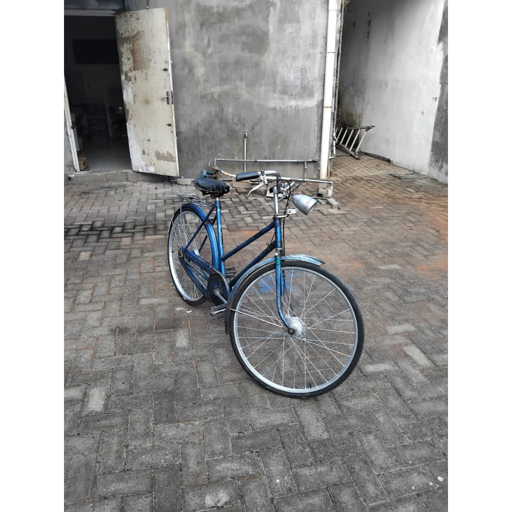 OBRAL SEPEDA ONTHEL JADUL KUNO JENGKI BIRU MERK PHOENIX BAGUS BERKUALITAS