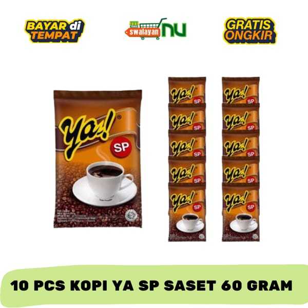

KOPI YA SP 60GRAM ISI 10 SASET / KOPI YA 60 GRAM