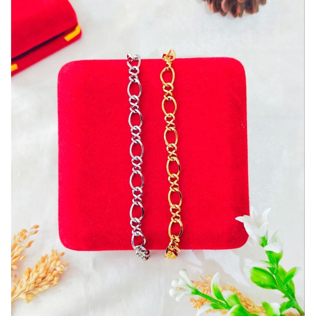 GELANG RANTAI TITANIUM IMPORT ASLI