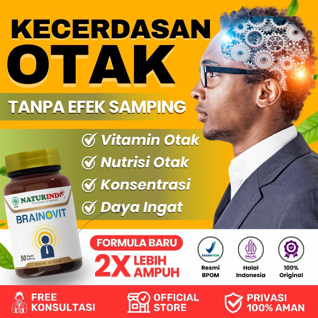 SMART BRAIN Vitamin Kecerdasan Otak Anak & Dewasa Daya Ingat