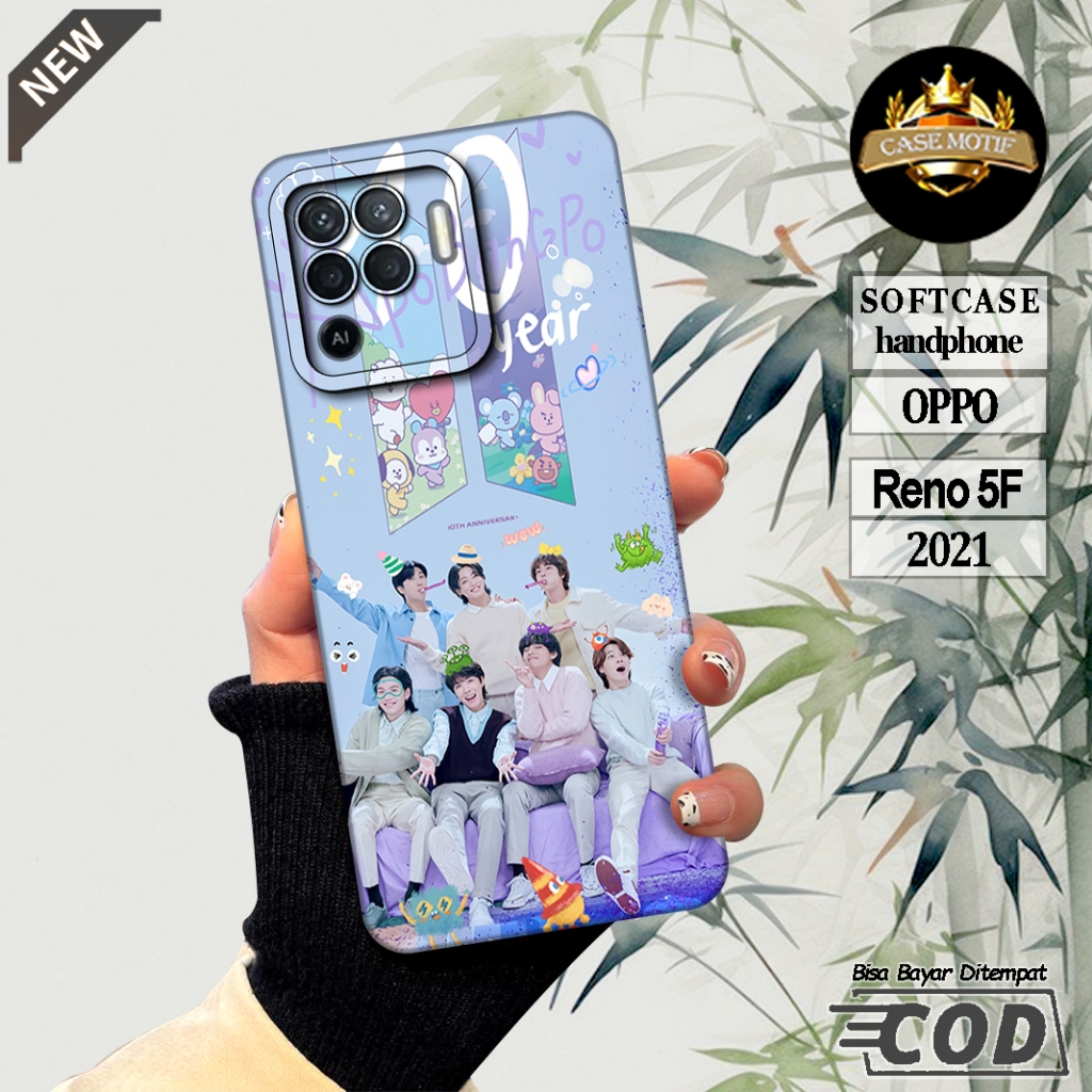 Case OPPO RENO 5F Casing OPPO RENO 5F 4G Terbaru 2021 Aksesoris Softcase Casing Silikon Case Hp