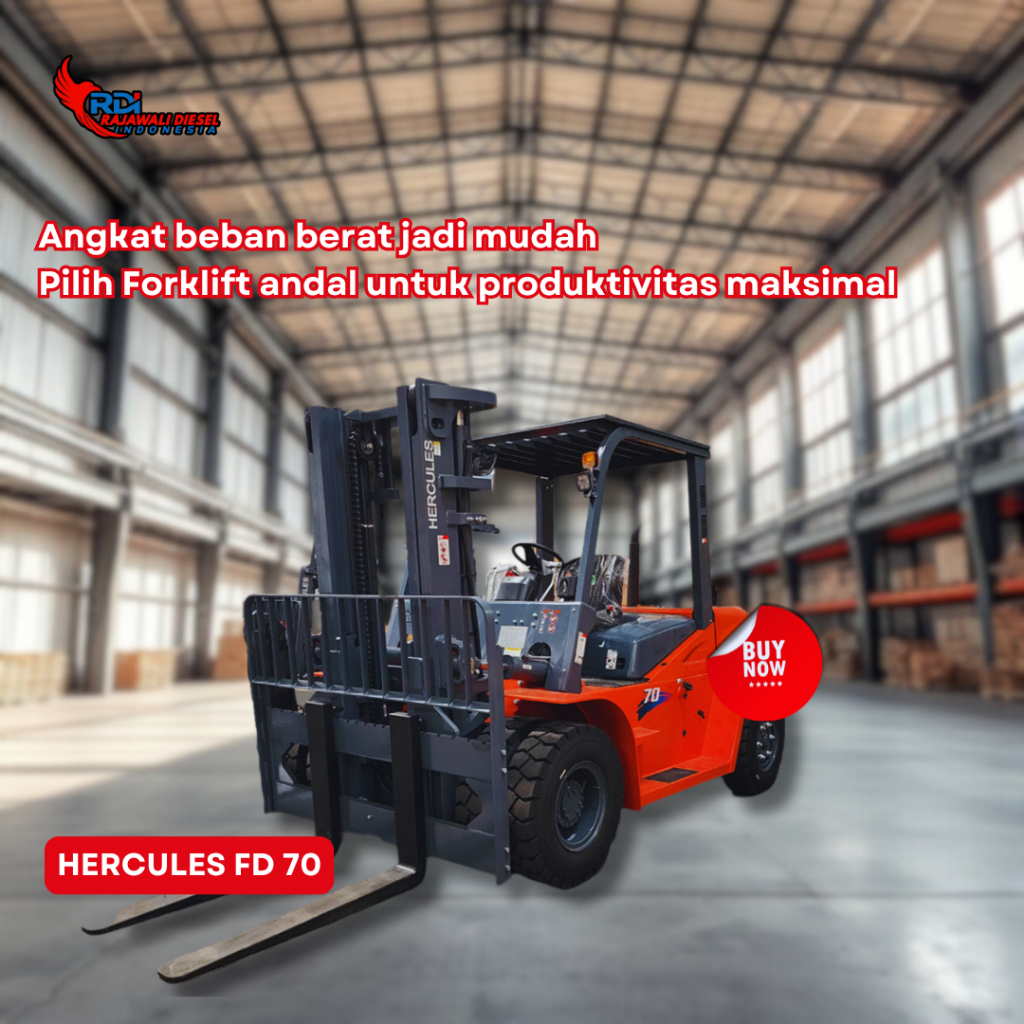 Forklift 7 Ton Hercules Diesel Isuzu