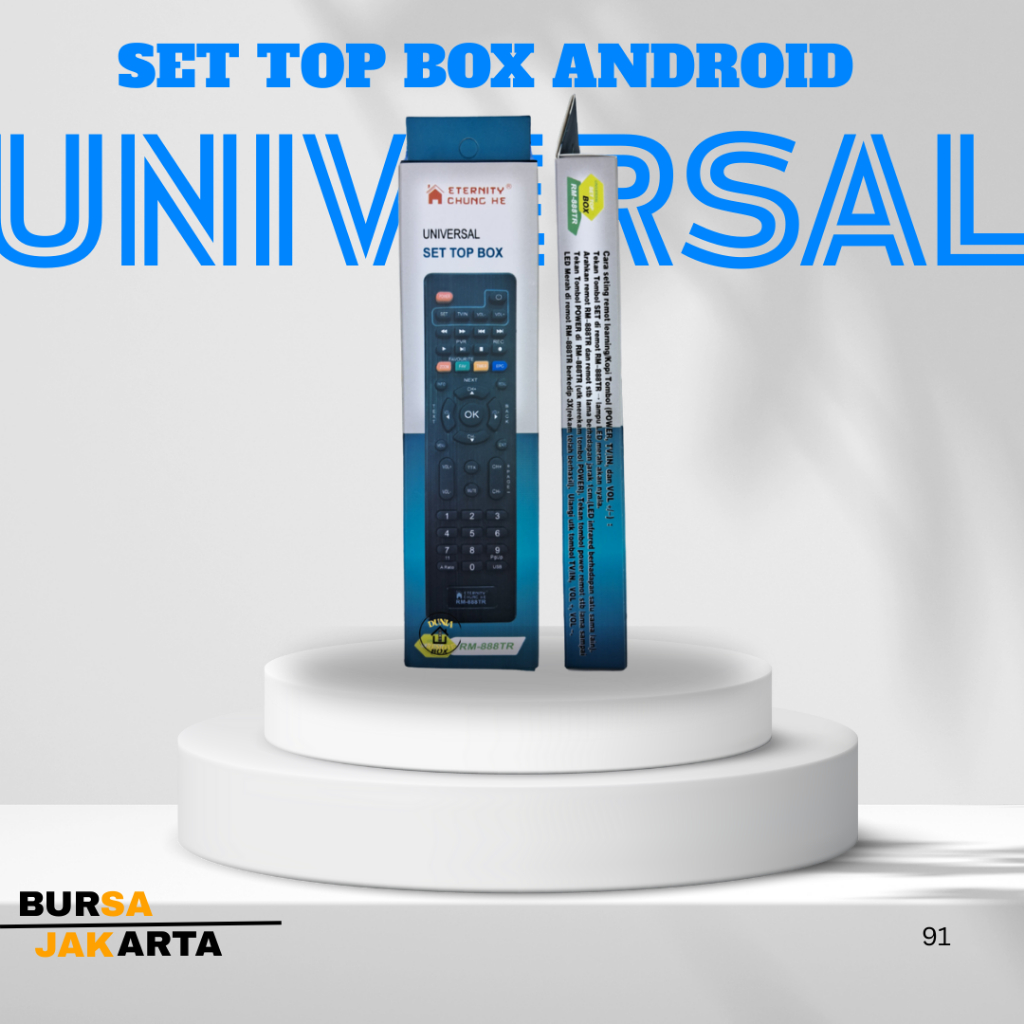 Remote Universal Multi Set Top Box DVB-T2 RM-888STB Kompatibel Matrix Akari Ichiko Xtreamer