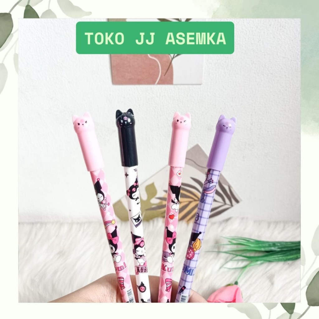 

PULPEN STANDAR KUPING KUROMI BOLPEN BOLPOIN LUCU ANAK ALAT TULIS KANTOR SEKOLAH MURAH TERMURAH COD