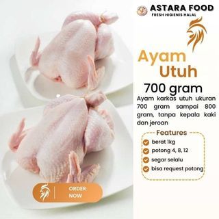 

Ayam pecel ukuran 700 - 800 Gram astara food