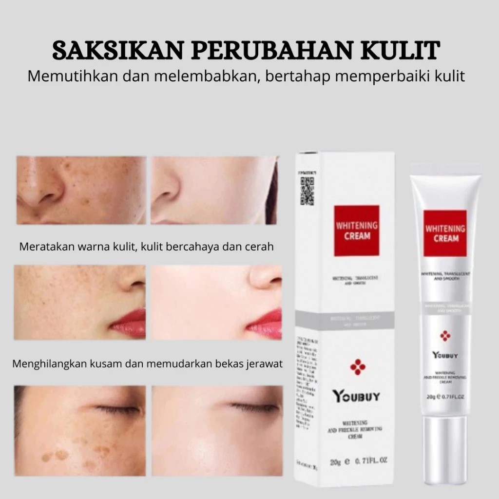 COD - Youbuy Whitening Freckle Removing Cream Krim Pemutih Penghilang Flek Hitam -LLSHOPP