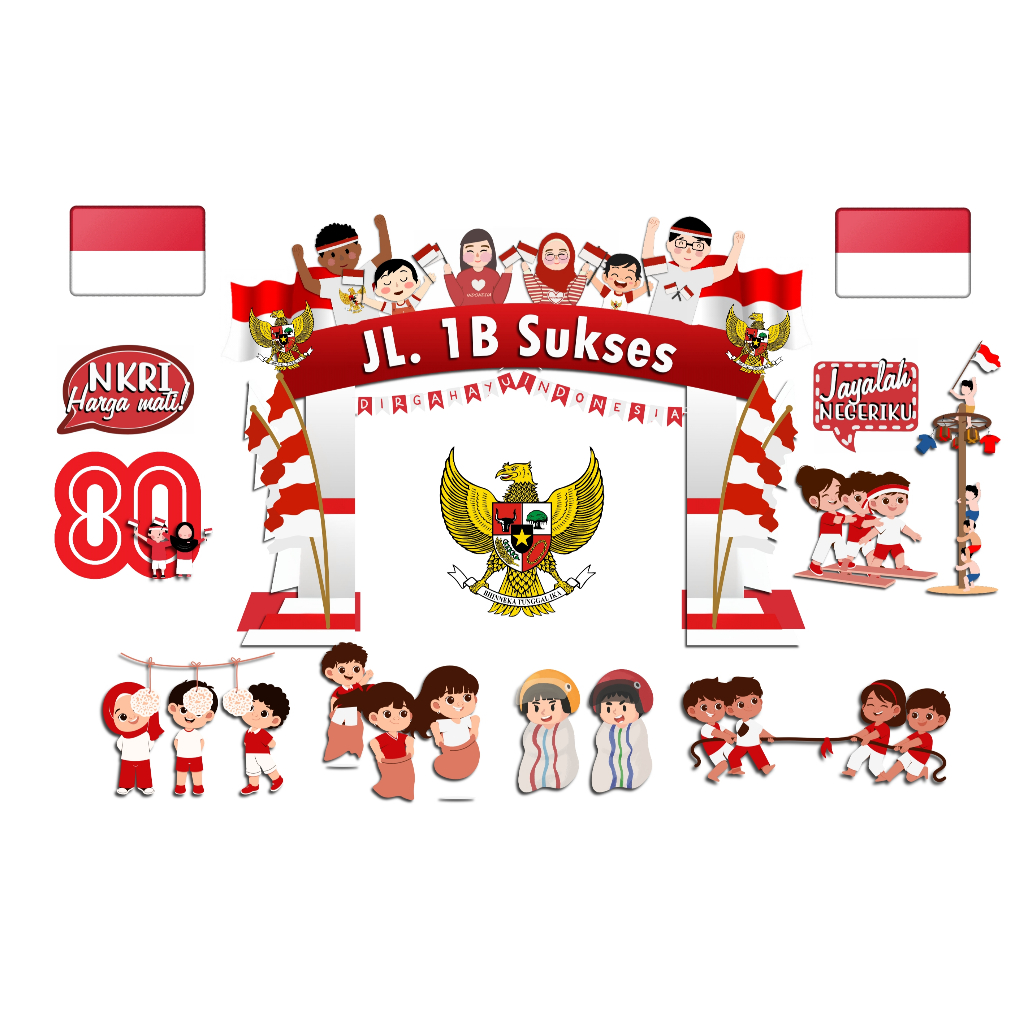 TOPPER TUMPENG KEMERDEKAAN RI