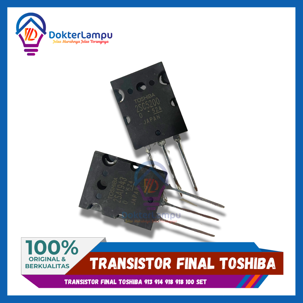 Transistor Toshiba C5200 2SA1943 JAPAN LOT 913 914
