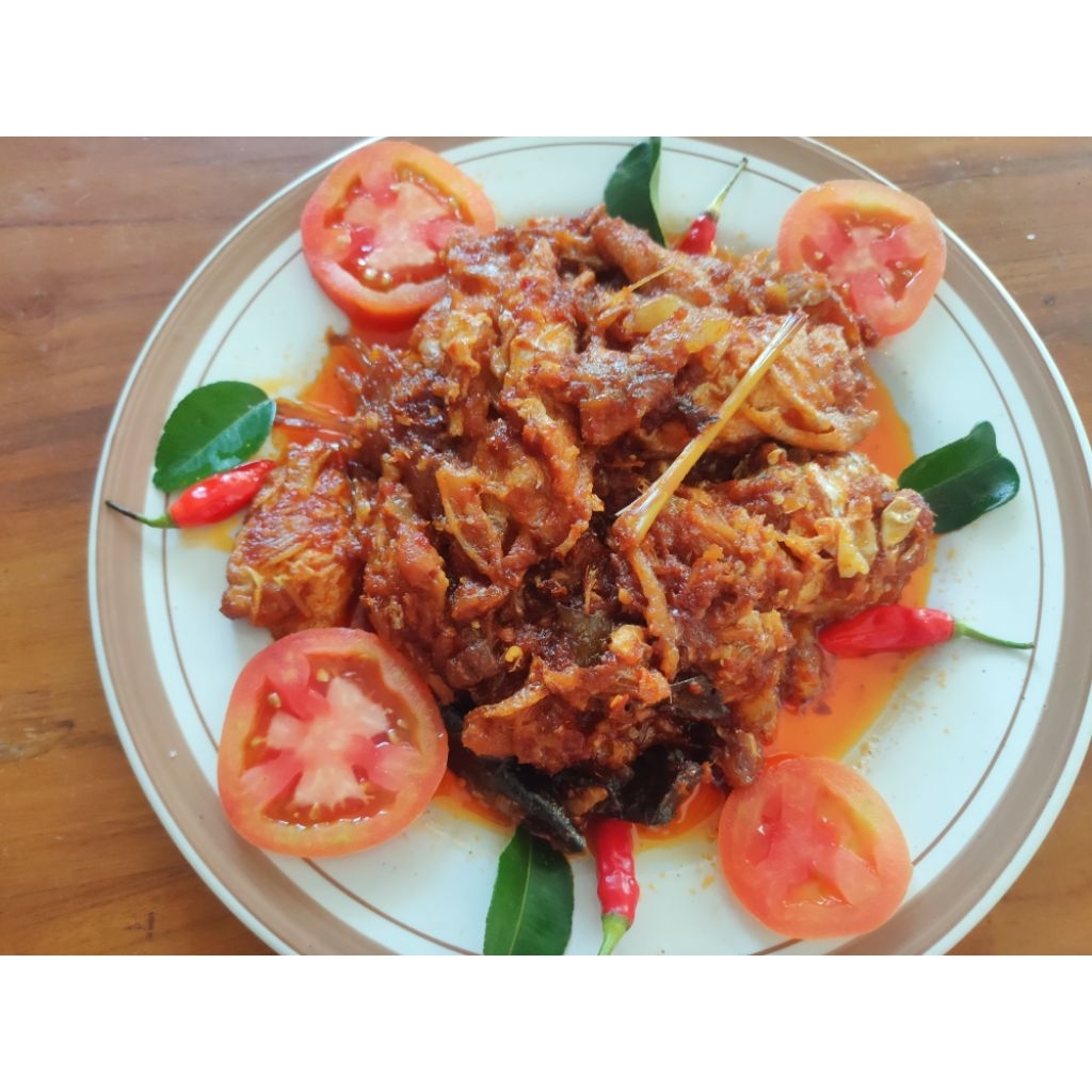 

perut patin/lemak patin siap saji (matang)