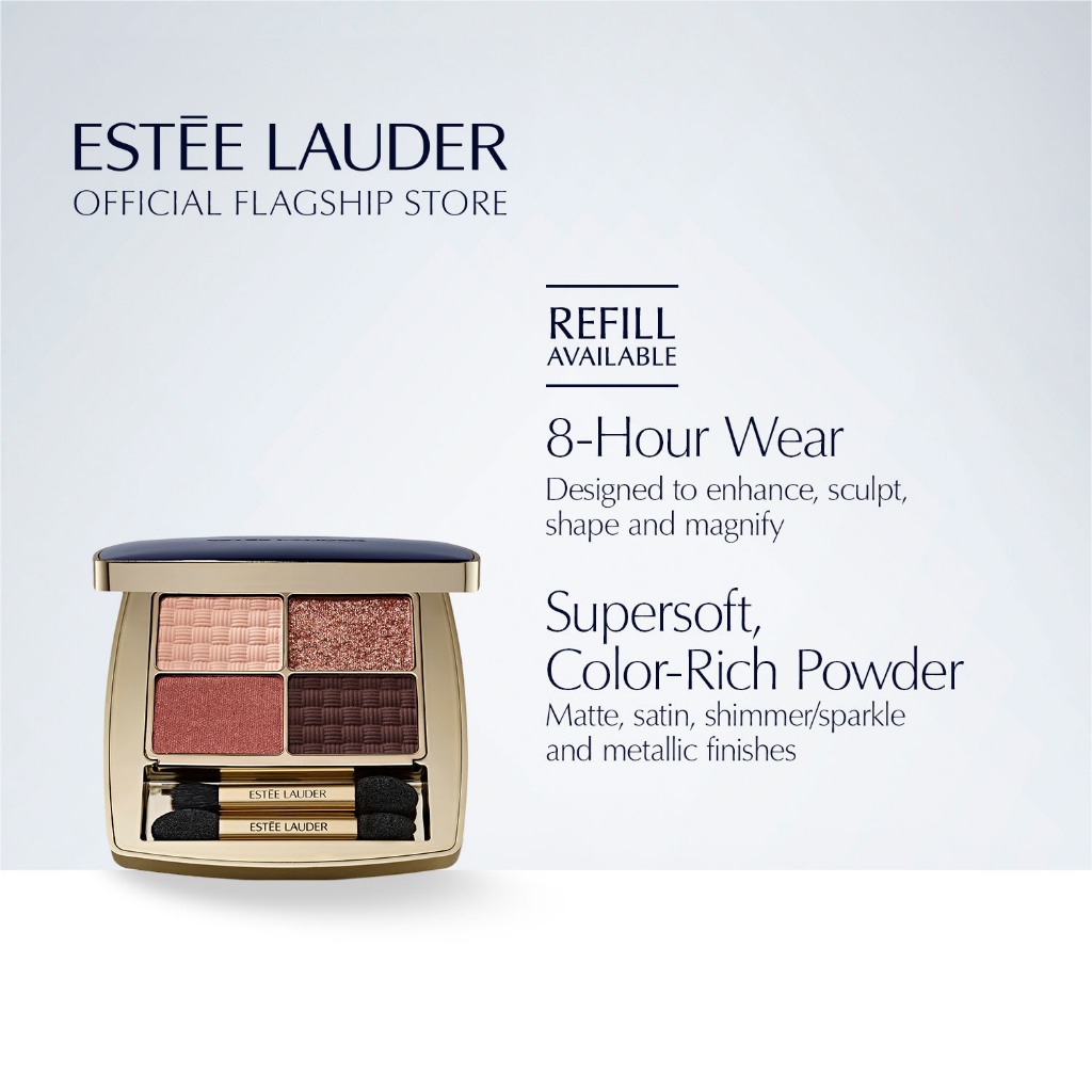 [NEW] Estee Lauder The Essential Eyeshadow Quad • Refillable | Tahan Luntur 8 Jam