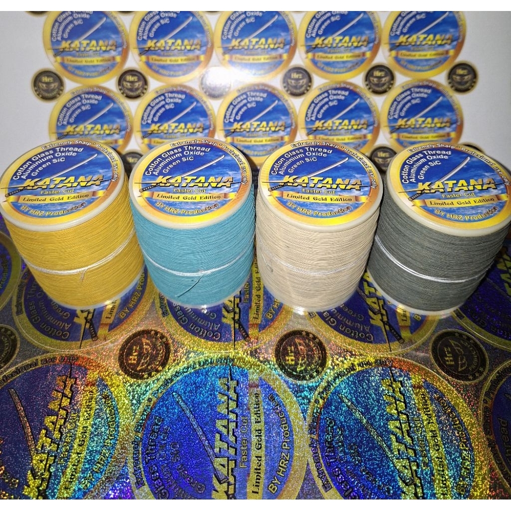 GELASAN KATUN KATANA super quality silicone crystal size 50/4'core.2000'yard