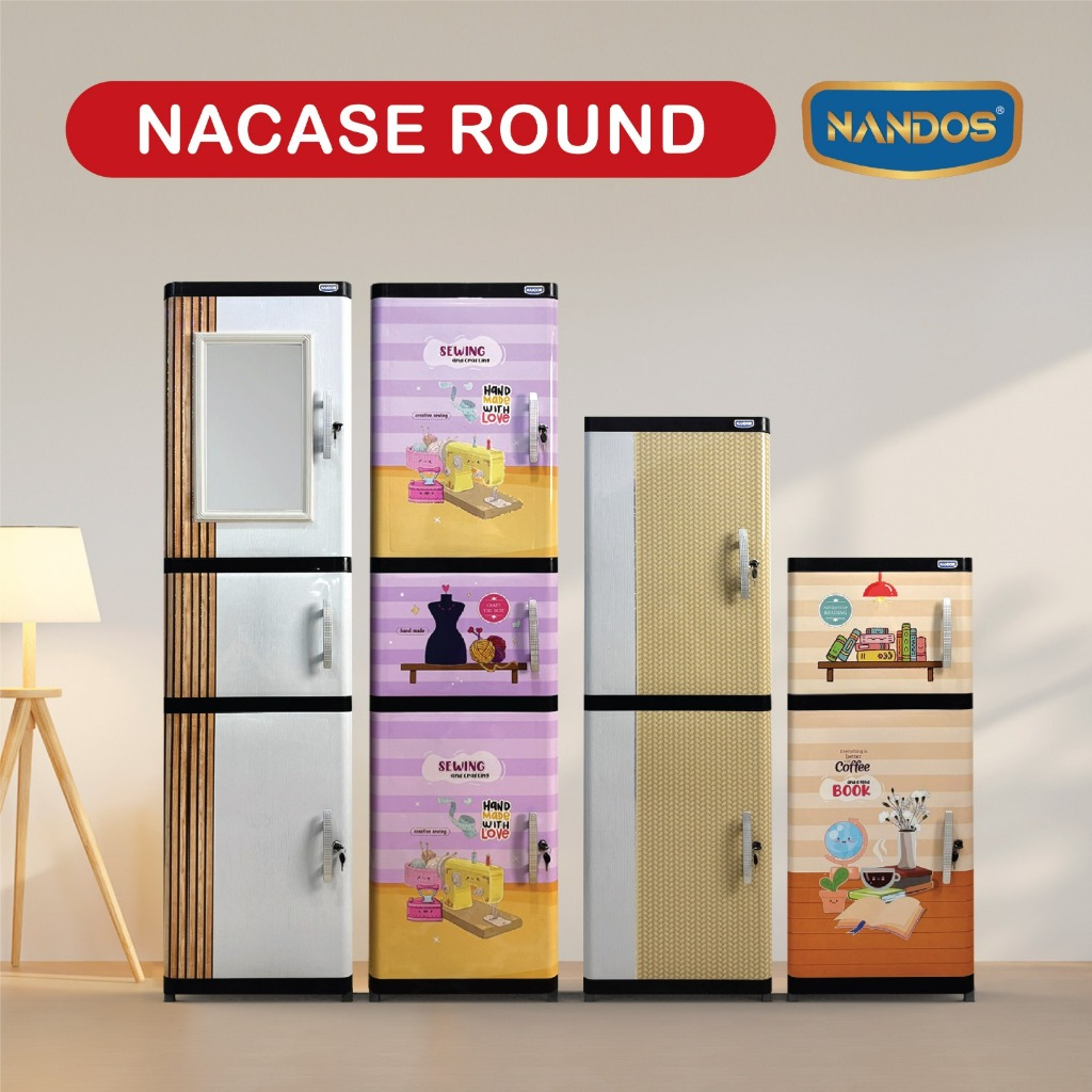 NAIBA - LEMARI PAKAIAN PLASTIK NACASE ROUND NAKAS PLASTIK
