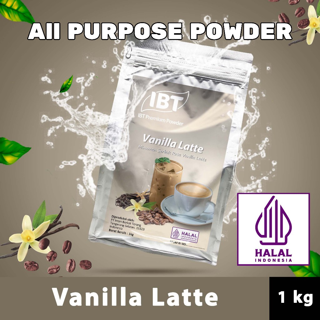 

Bahan Minuman Bubuk Vanilla Latte Coffee Bubble Tea Drink Powder Bagus