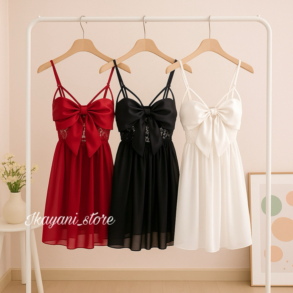 LIONA Lingerie M L XL Baju Dinas Malam Sexy Hot Cosplay Open Bra Pita Jumbo