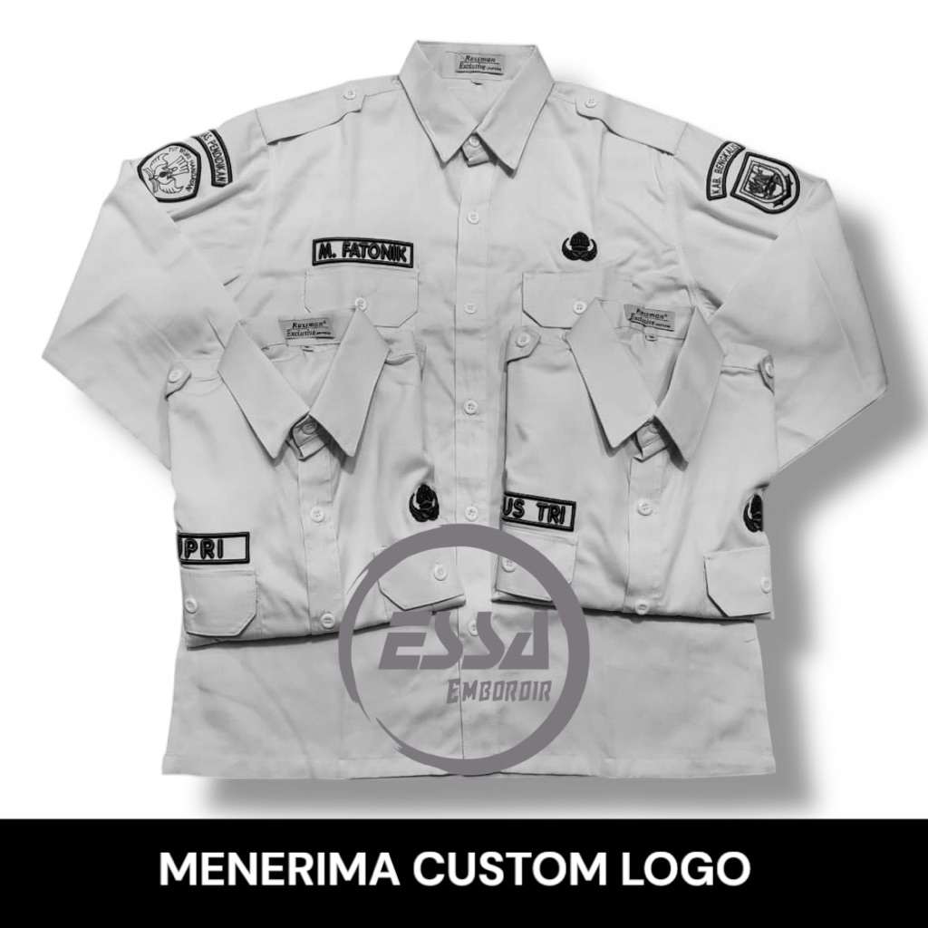 KEMEJA DINAS PENDIDIKAN BORDIR TIMBUL SATUAN