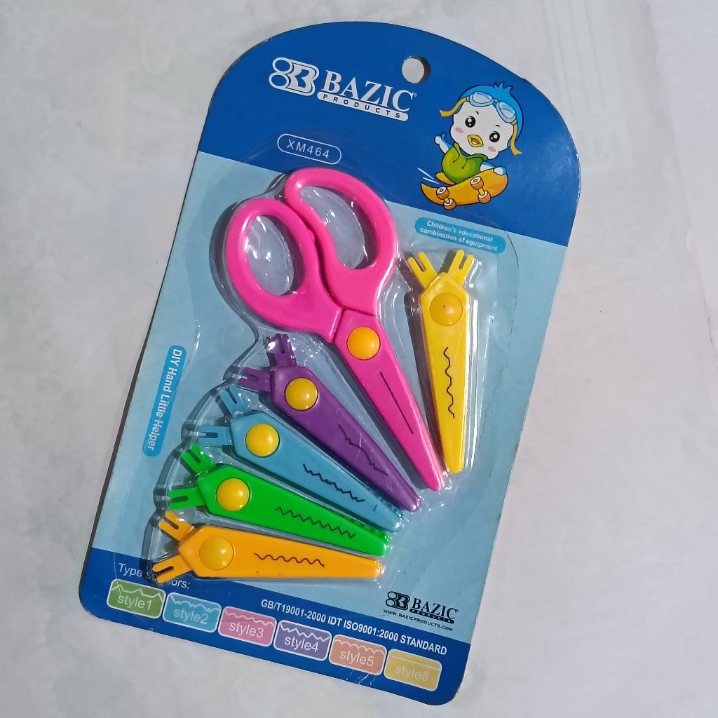 

GUNTING ZIG-ZAG || GUNTING GERIGI ANAK || GUNTING BAZIC XM 464