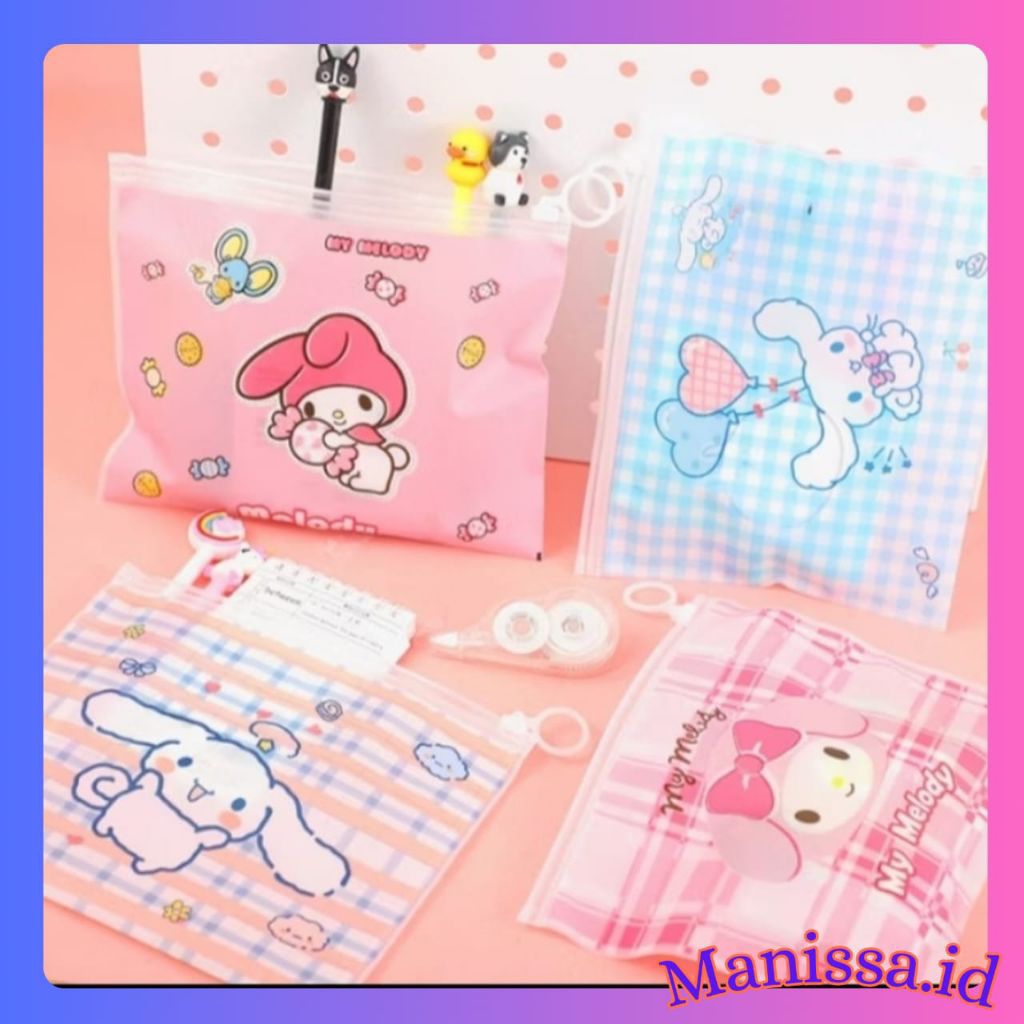 

Zipper Stationery Bag/ Tempat Pensil Multifungsi