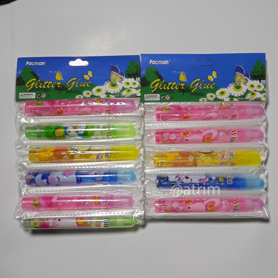 

Lem Kertas Cair | Water Glue | Glitter Glue | Lem Stick Cair 1 Renteng isi 12 Pcs