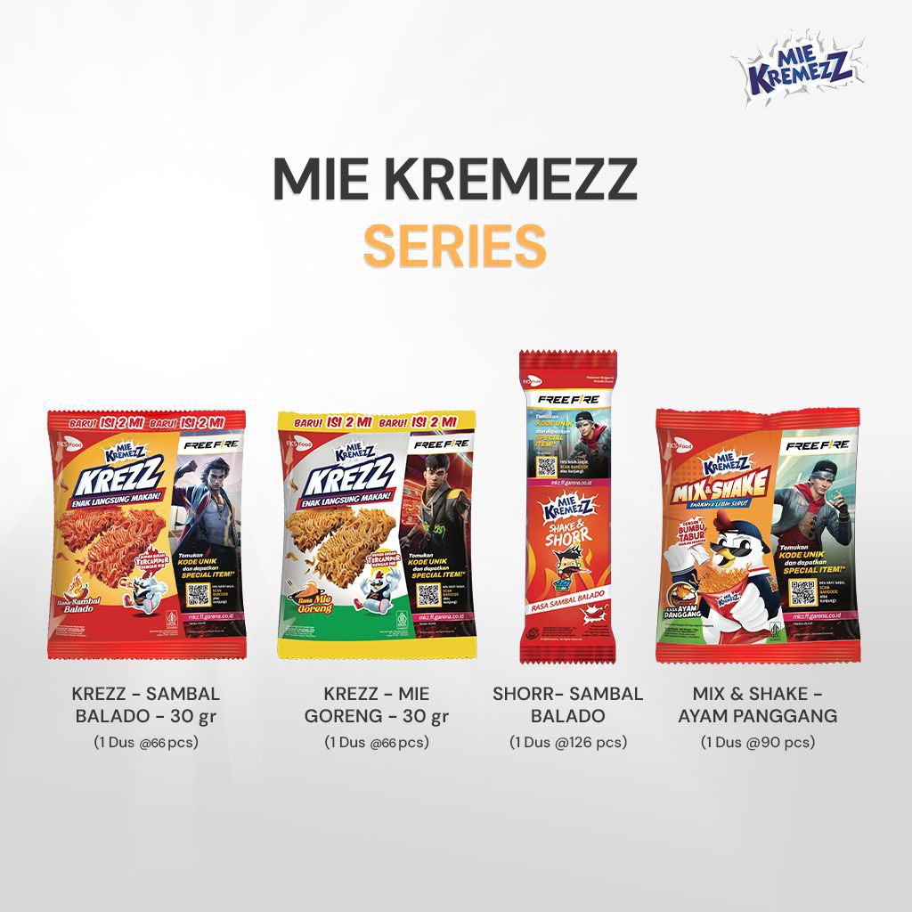 

Mie Kremezz Shorr Sambal Balado