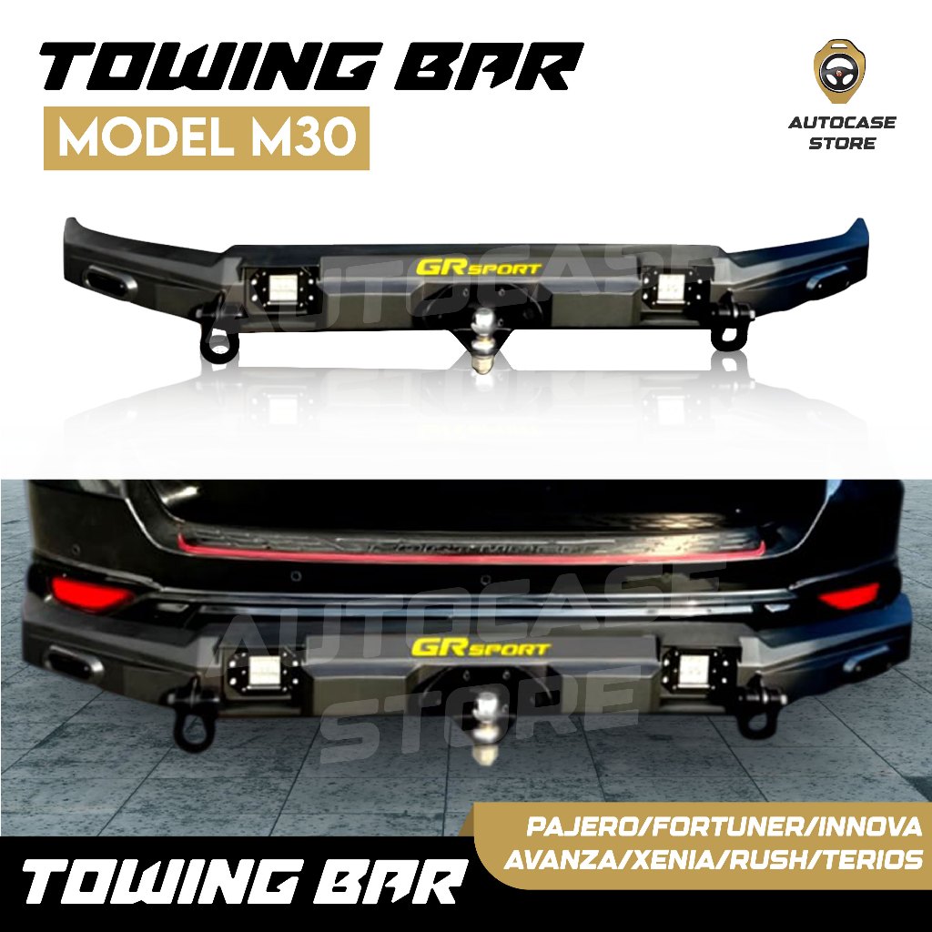 TOWING BAR MODEL M30 GR SPORT PAJERO/FORTUNER/INOVA/AVANZA/XENIA/RUSH/TERIOS AKSESORIS MOBIL