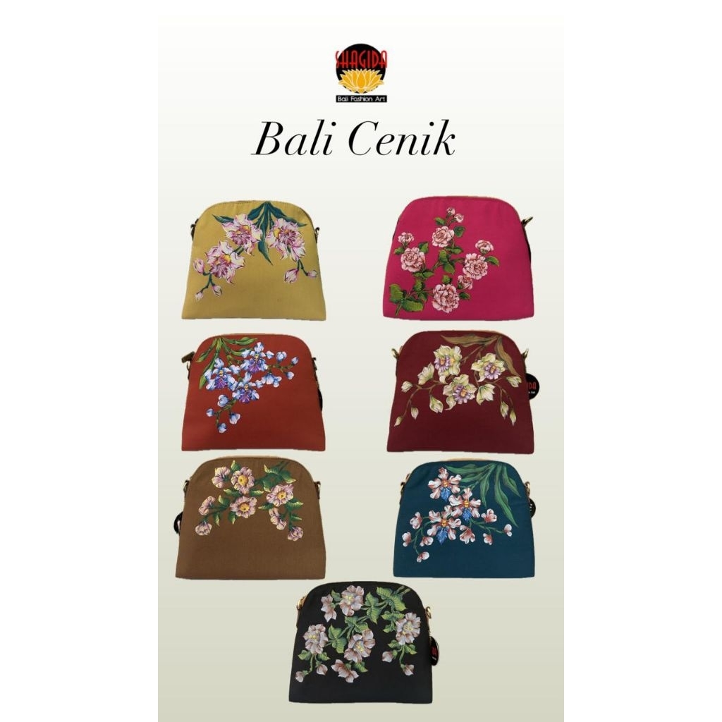 Tas Selempang Lukis New Bali Cenik Bag SHAGIDA • Souvenir & Oleh - oleh Khas Bali