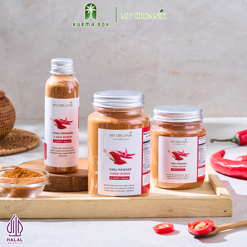 

My Organik Chilli Powder Cabe Cabai Bubuk Halus Murni Organik