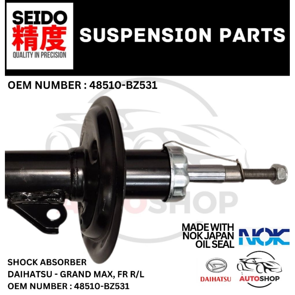 SHOCK BREAKER DEPAN 48510-BZ531 DAIHATSU GRAND MAX SEIDO