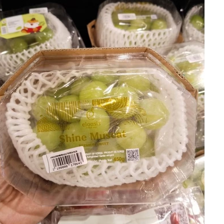 

anggur shine Muscat korea manis seedless