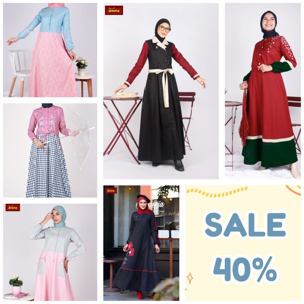 SALE  ABAYA DEWASA DANNIS