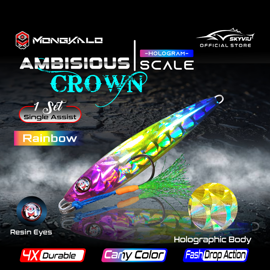 Mongkalo Ambisious Kipas noGID noMotif Candy 20 Rainbow