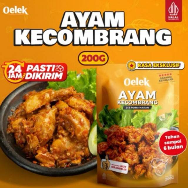 

Oelek Ayam Kecombrang200g / Lauk Ayam Kecombrang / Lauk Siap Saji/ Lauk Sambal