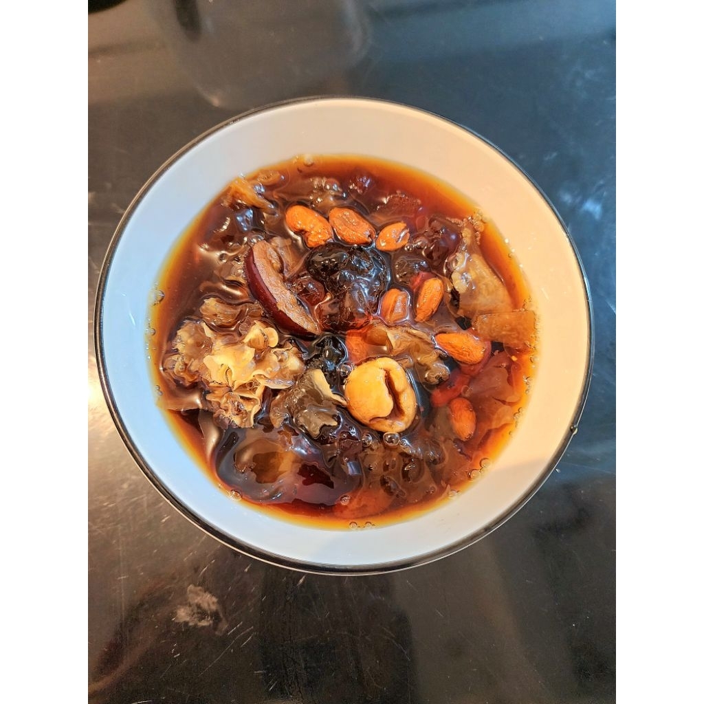 

Healthy Peach Gum Dessert