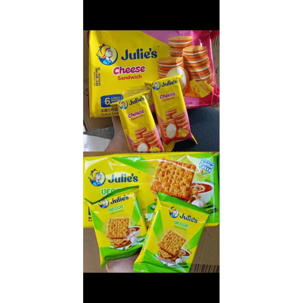 

PROMO julies keju dan sayur/biskuit julie's