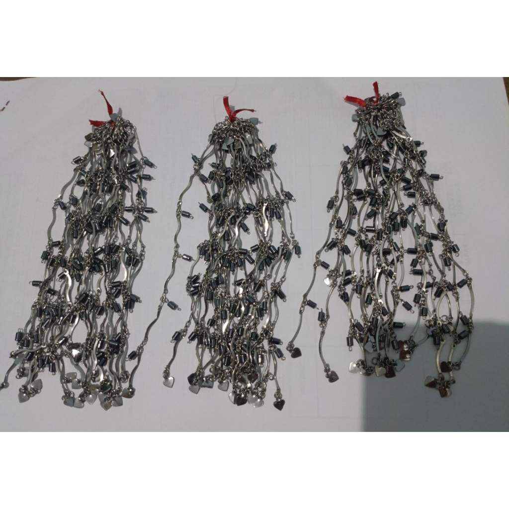 Gelang Monel Stainless Variasi Bulustin Grosir Kodian