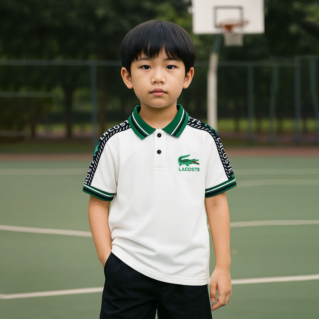 Kaos kerah anak laki laki bahan spandek premium usia 2-10tahun-Fashion anak laki laki