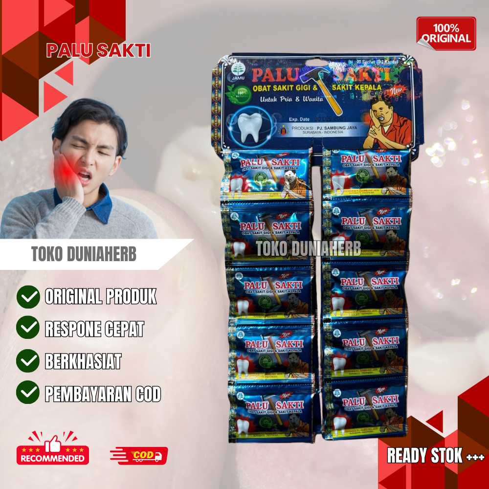 

Obat Sakit Gigi Palu Sakti Original 20 Sachet