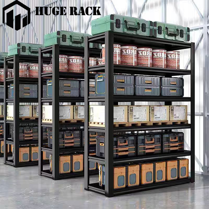 ALL BESI Rak Besi Siku 5 susun Rak Gudang 120*40*200CM Rak Besi Susun Rak Barang Serbaguna