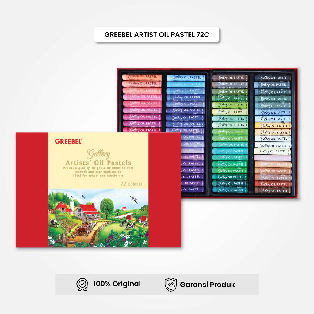 

GREEBEL Crayon Krayon Artist 72C / Artist Oil Pastel / Krayon Greebel
