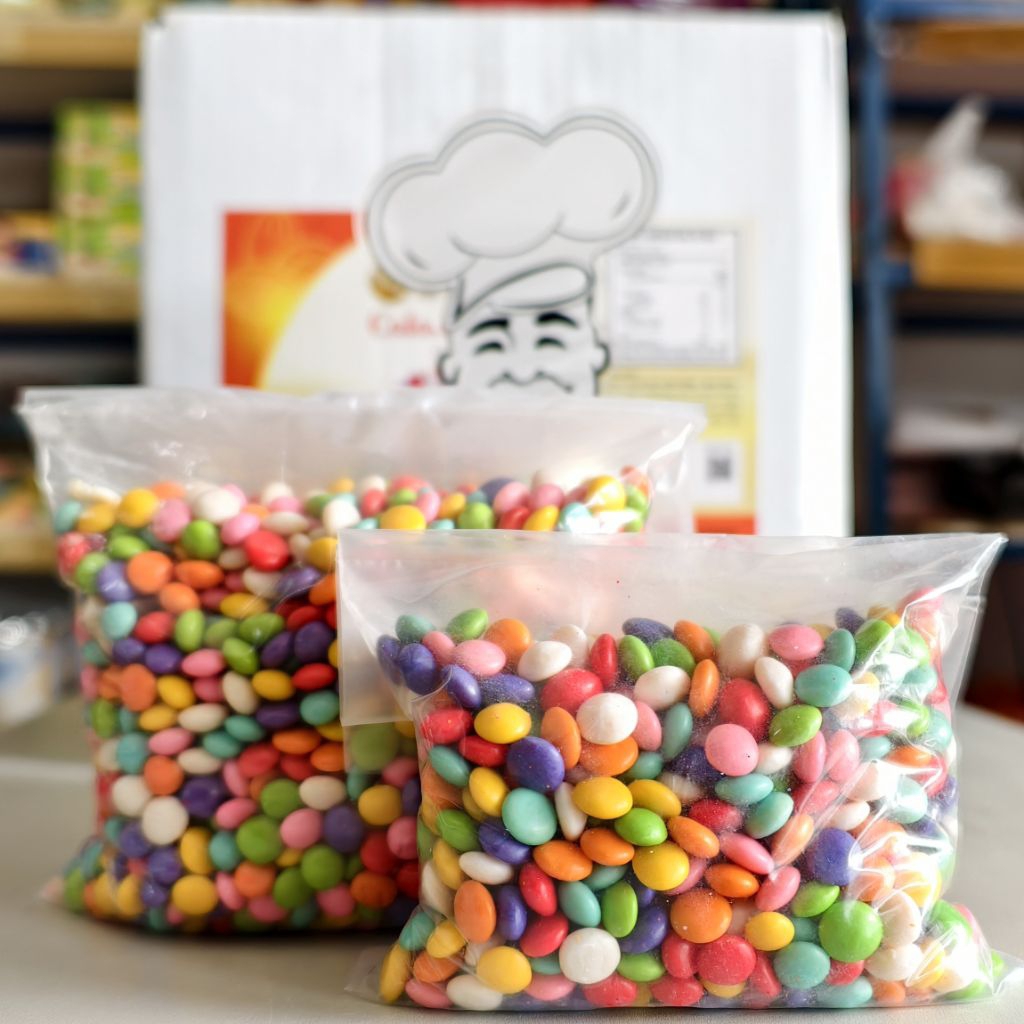 

Plaza Chocochip Warna / Chocochips Mix Warna Plaza / Coloured Chip Plaza 100Gr, 250Gr