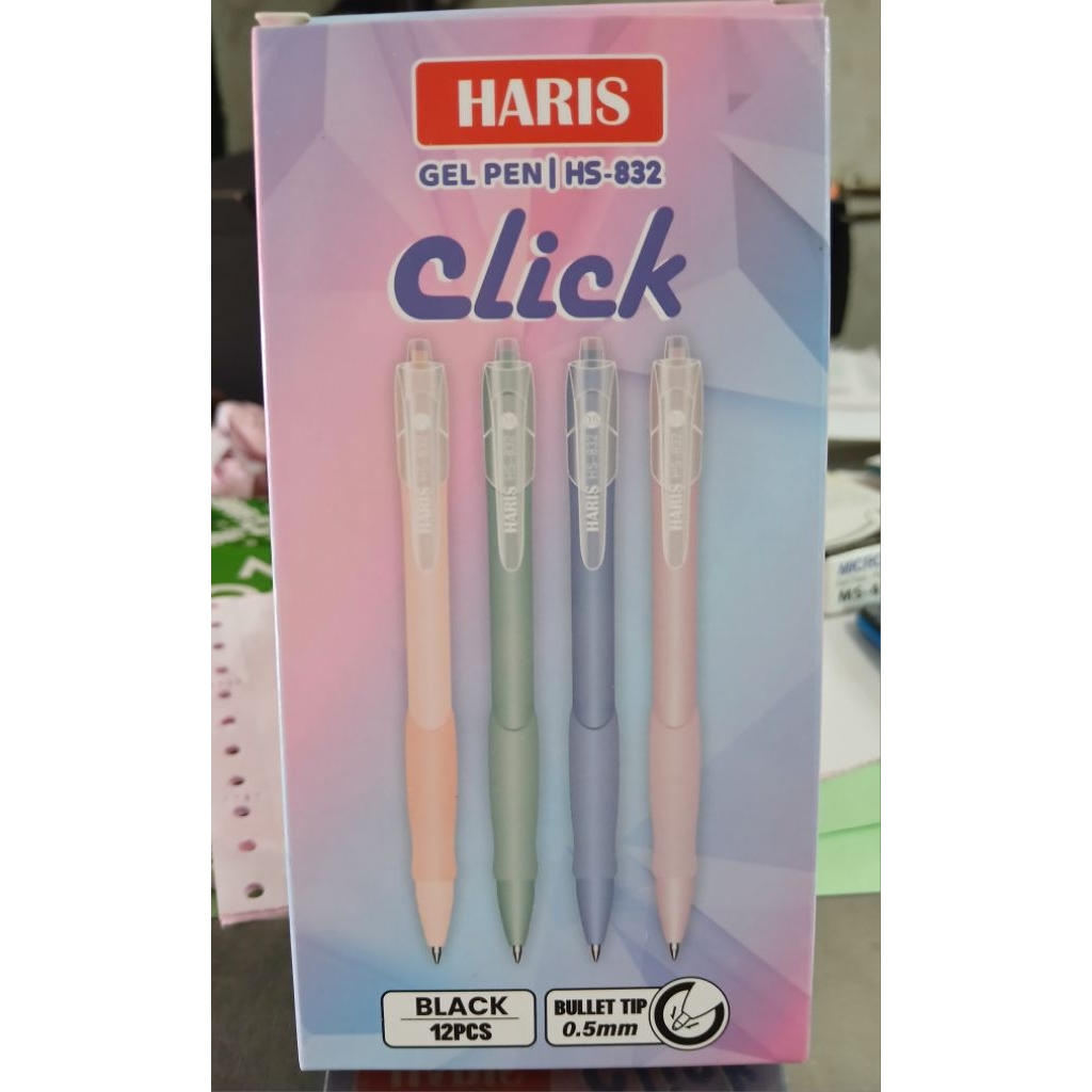 

PENA HARIS CLICK GEL PEN HS-832