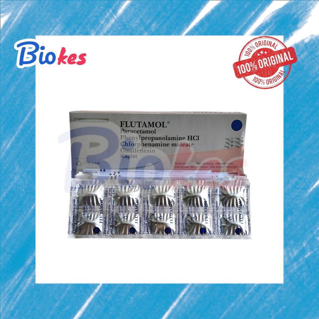 FLUTAMOL TABLET PERBOX obat flu dan batuk