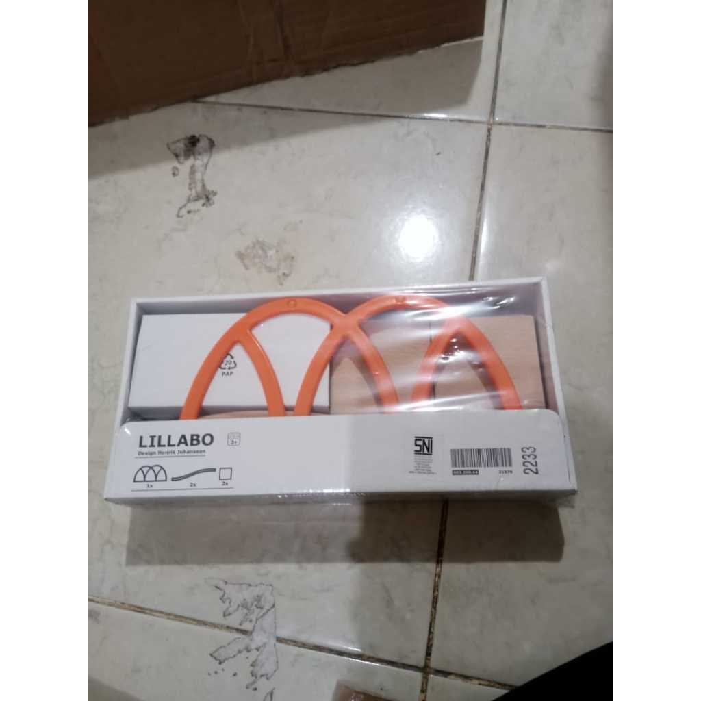 Mainan Jembatan kereta api, lillabo set isi 5