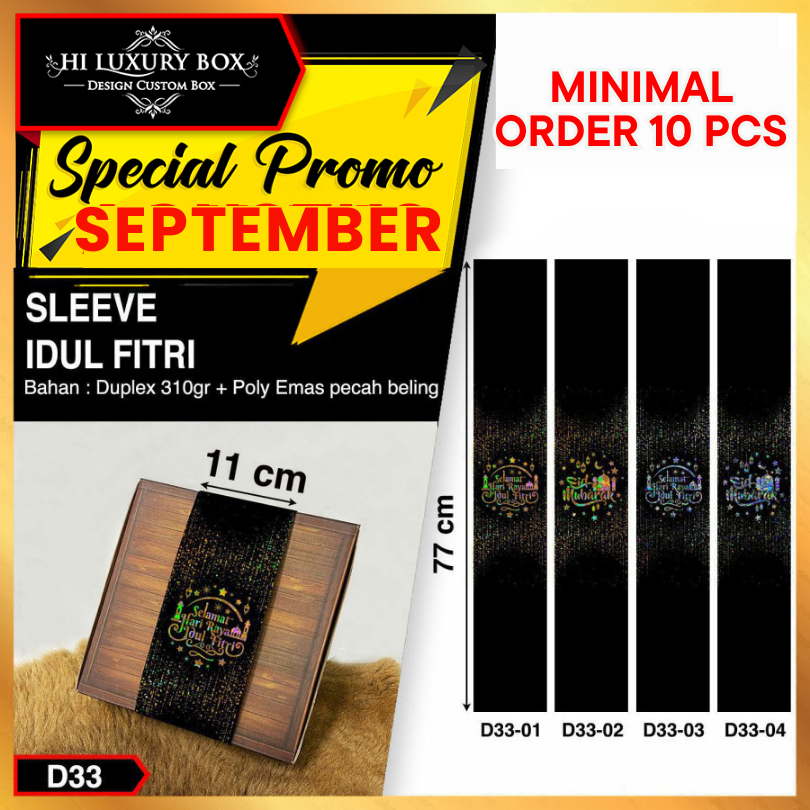 

Sleeve Kue|Sleeve Kotak Kue|Sleeve Idul Fitri|Paper Belt Lebaran|D33