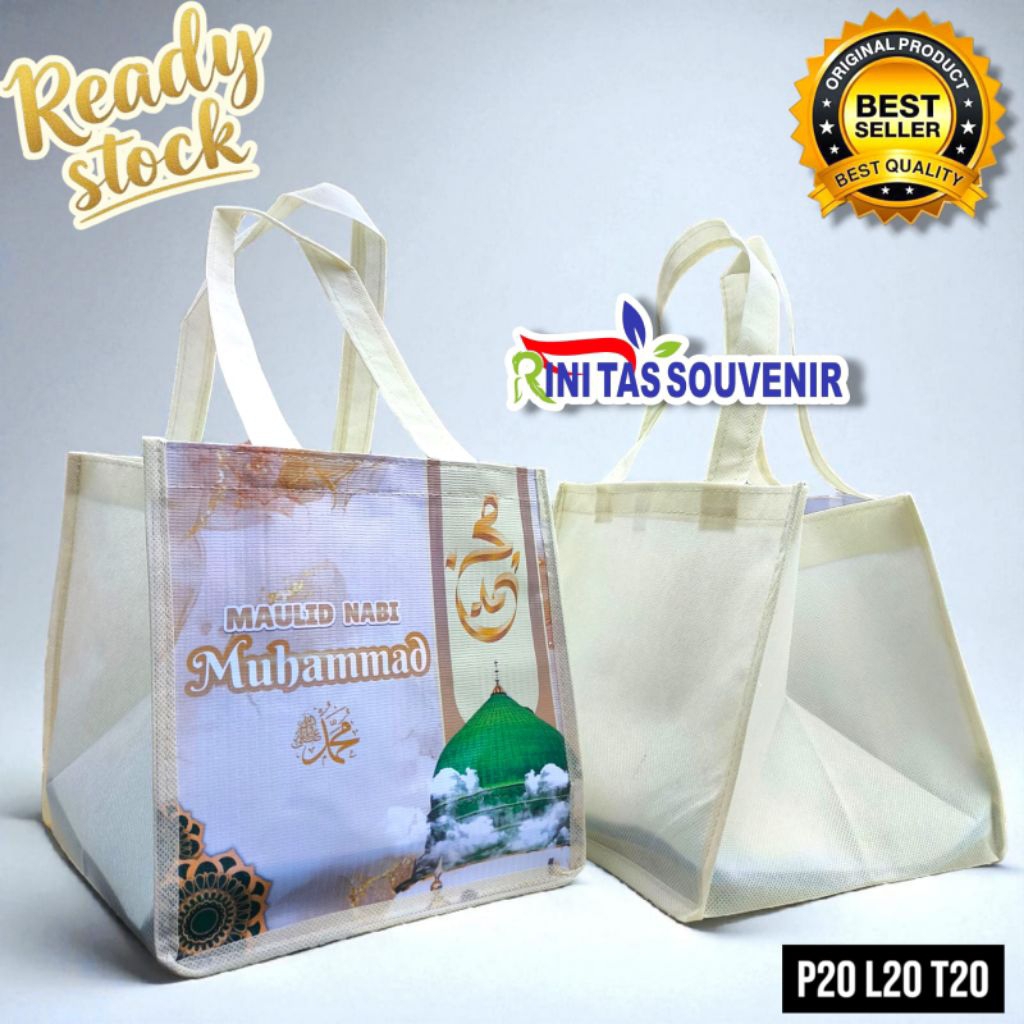 

READY STOK TAS SOUVENIR MAULID NABI GOODIE BAG MAULID NABI TAS MAULID NABI
