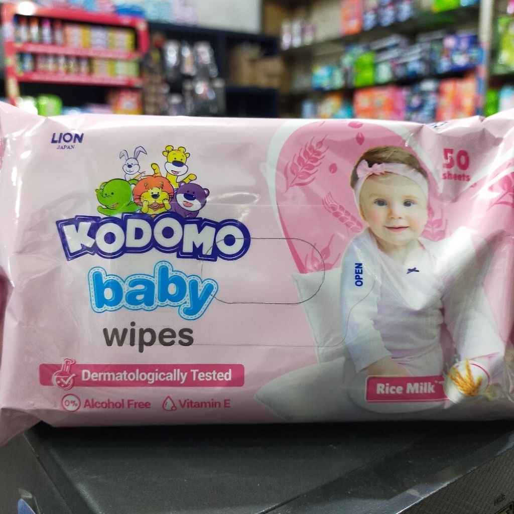 kodomo baby wipes 50sheets