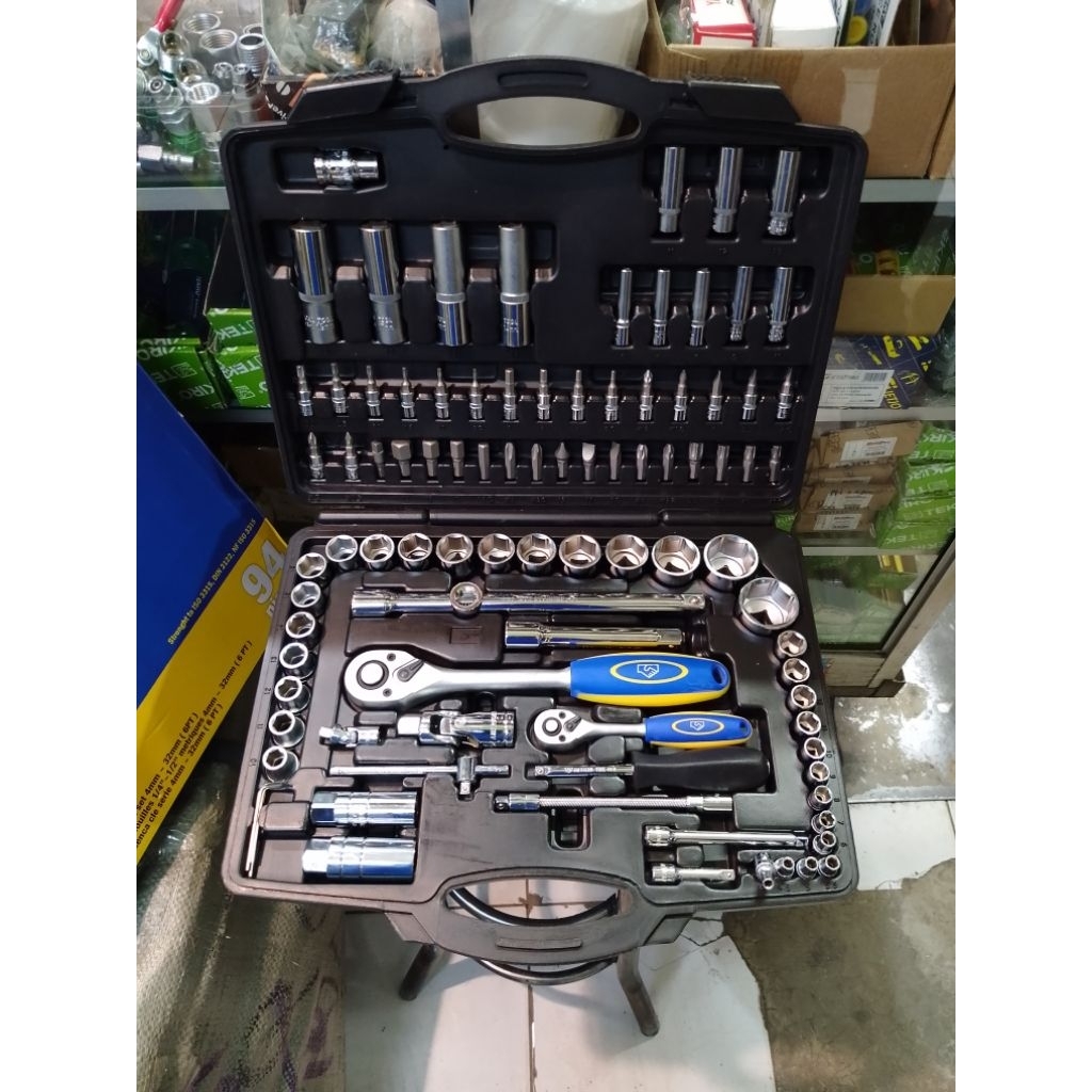 Kunci sok set 94 pcs American tool - Paket komplit
