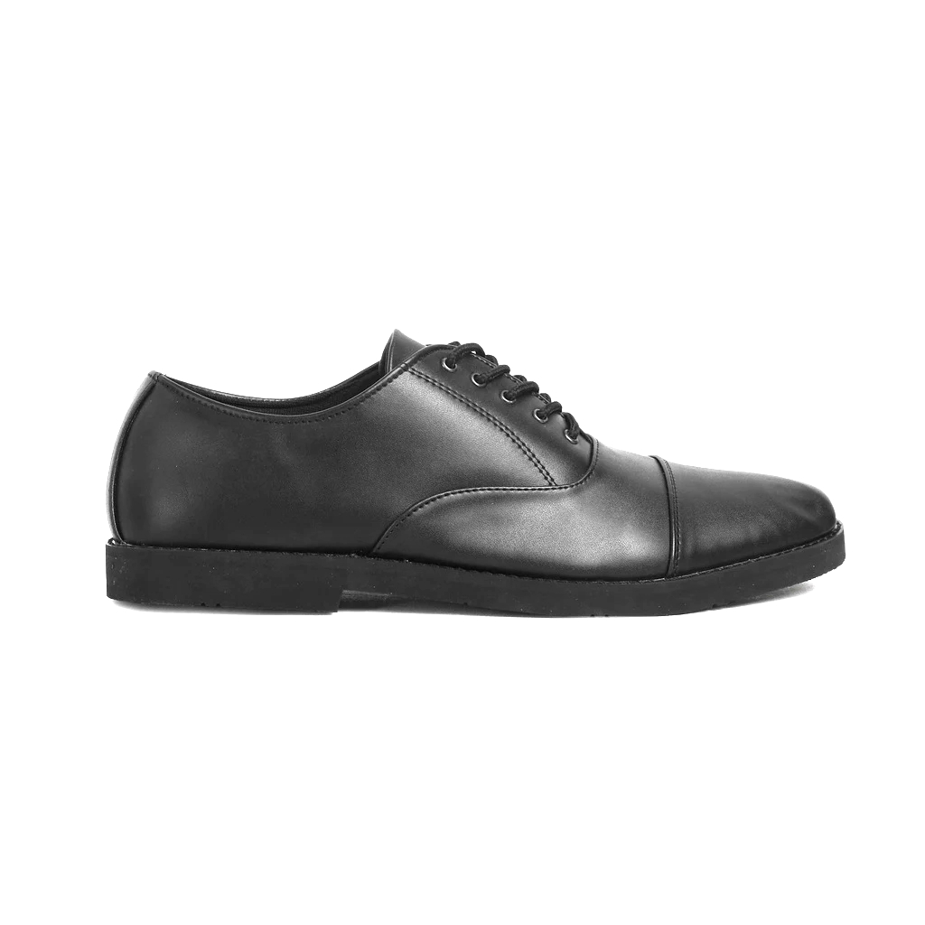 Tragen Footwear - Sepatu Oxford Powel Full Black | Sepatu Formal Pria | Sepatu Oxford Pria