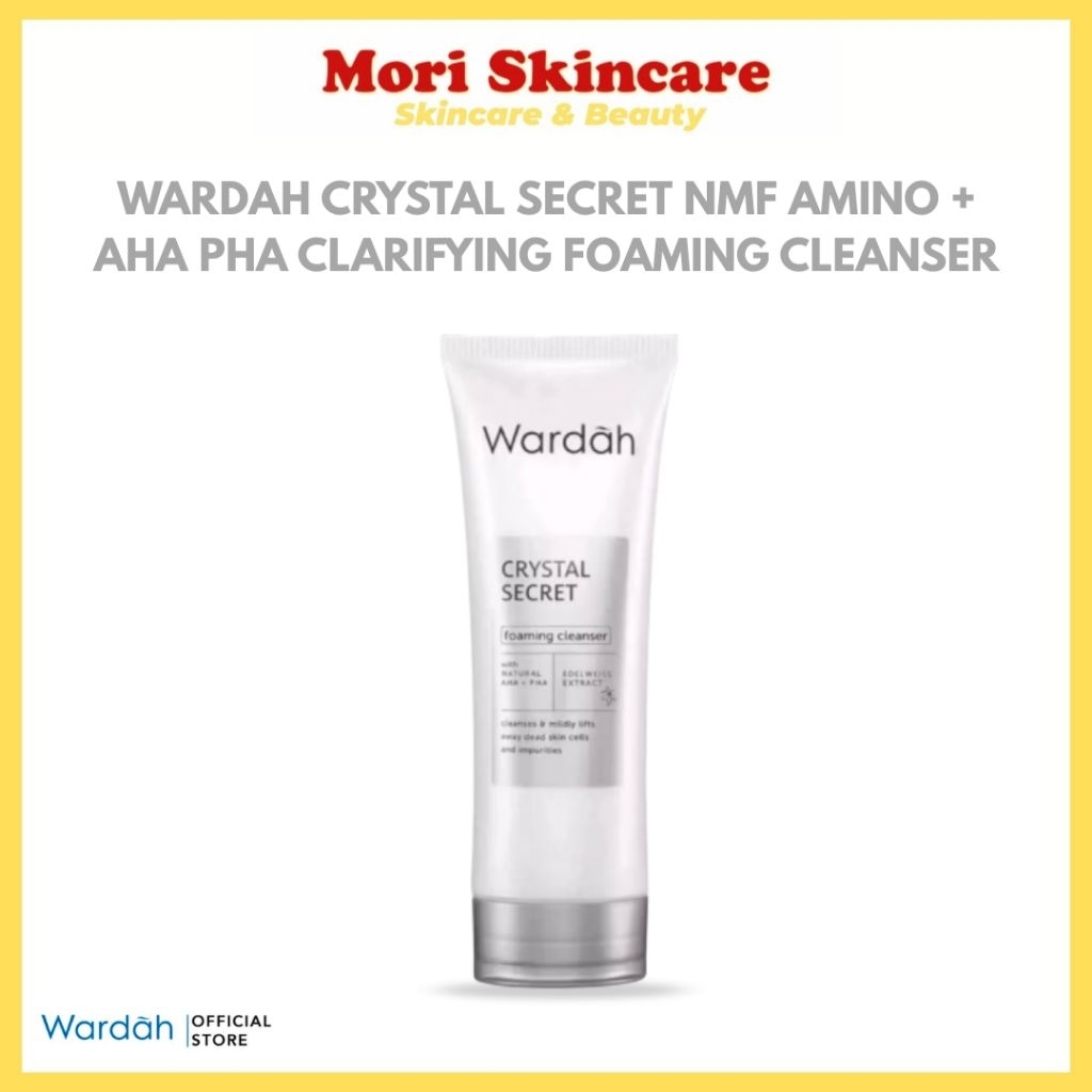 Wardah Crystal Secret Foaming Cleanser 100ml / Sabun Muka