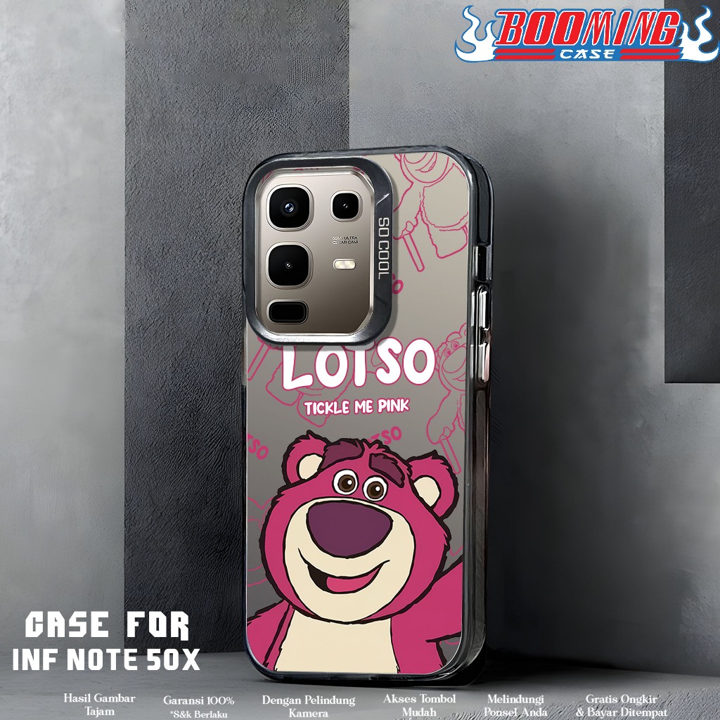 Case Infinix Note 50x Casing Infinix Premium Matte Hard Casing - Case IMD - Case Hologram Motif LOTS