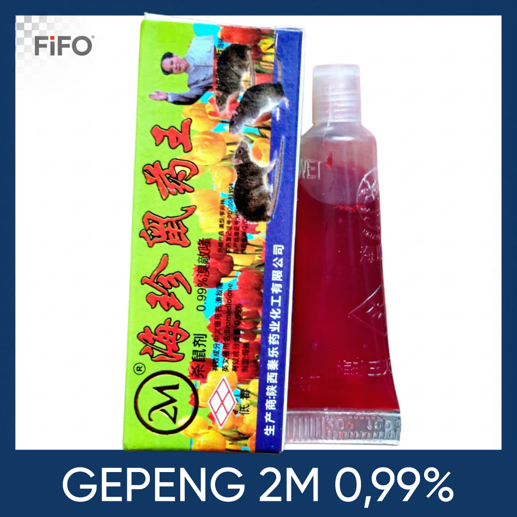 RACUN TIKUS GEPENG/ RACUN TIKUS CAIR TETES GEPENG 2M SEGEL 2M GEPENG DOSIS 0,99/ RACUN TIKUS CAIR 2M